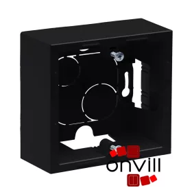   Legrand 721494, Suno Kiemelődoboz (Kiemelőkeret), Egyes, Fekete