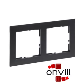 Legrand 721552, Suno Kettes Keret, Sötét Szürke