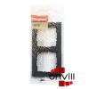 Legrand 721572, Suno Kettes Keret, Fekete Mintás