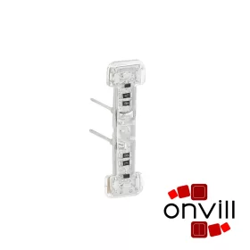   Legrand 752058, Valena Allure Bepattintható Led Lámpa Jelzőfénnyel Felszerelhető és Nulla Vezetékes Váltókapcsolóhoz, Kék