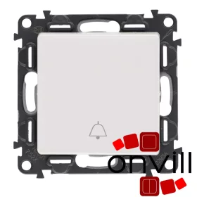   Legrand 752115, Valena Life Váltóérintkezős Nyomó Csengőjellel, 6 A, Fehér