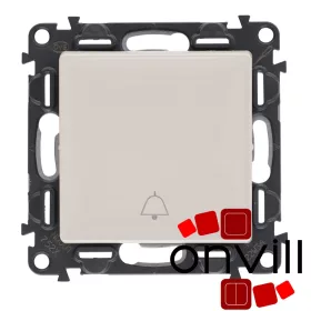   Legrand 752215, Valena Life Váltóérintkezős Nyomó Csengőjellel, 6 A, Elefántcsont