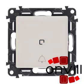   Legrand 752216, Valena Life Váltóérintkezős Nyomó Csengőjellel, Jelzőfénnyel, 6 A, 250 V, Elefántcsont