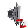 Legrand 752306, Valena Life Váltókapcsoló, 10 AX, Alumínium