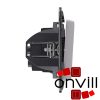 Legrand 752307, Valena Life Keresztkapcsoló, 10 AX, Alumínium