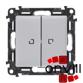   Legrand 752328, Valena Life Csillárkapcsoló Jelzőfénnyel, 10 AX, Alumínium