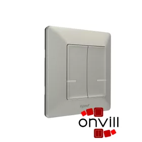   Legrand 752387, Valena Life Netatmo Vezeték Nélküli Kapcsoló - Kettős Egypólusú, Alumínium