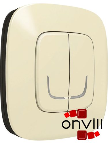 Legrand 752687, Valena Allure Netatmo Vezeték Nélküli Kapcsoló - Kettős Egypólusú, Elefántcsont