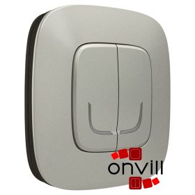   Legrand 752787, Valena Allure Netatmo Vezeték Nélküli Kapcsoló - Kettős Egypólusú, Alumínium