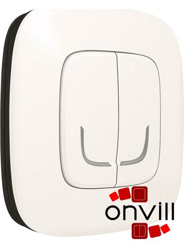 Legrand 752987, Valena Allure Netatmo Vezeték Nélküli Kapcsoló - Kettős Egypólusú Gyöngyház