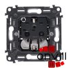 Legrand 753020, Valena Inmatic 2P+F Csatlakozóaljzat Mechanizmus Biztonsági Zsaluval, Rugós Vezetékbekötéssel