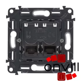   Legrand 753047, Valena Inmatic 2XRJ45 Cat.6 STP Csatlakozóaljzat Mechanizmus