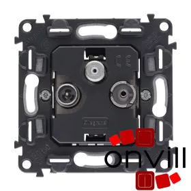   Legrand 753052, Valena Inmatic TV-Rádió-SAT Csatlakozóaljzat Mechanizmus, 1,5 dB