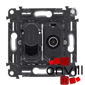   Legrand 753055, Valena Inmatic TV Csatlakozóaljzat + Rj45 Cat.6 UTP Aljzat Mechanizmus