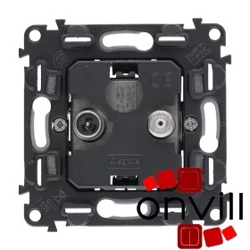   Legrand 753057, Valena Inmatic TV-SAT Csatlakozóaljzat Mechanizmus, 1,5 dB