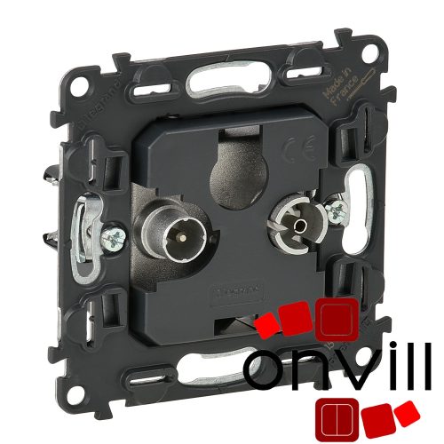 Legrand 753062, Valena Inmatic TV-Rádió Csatlakozóaljzat Mechanizmus, 10 dB