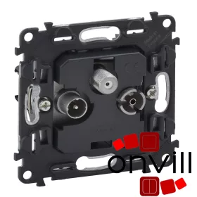   Legrand 753064, Valena Inmatic TV-Rádió-SAT Csatlakozóaljzat Mechanizmus, 10 dB