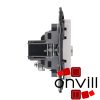Legrand 753151, Valena Life TV Aljzat, Csillagpontos (Végzáró), 1,5 dB, Fehér