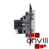 Legrand 753240, Valena Life 1XRJ45 Cat.5e UTP Informatikai Csatlakozóaljzat, Elefántcsont