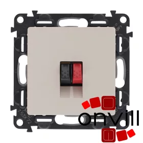   Legrand 753272, Valena Life Hangszóró-Csatlakozóaljzat (2 Kivezetéssel), Elefántcsont