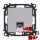 Legrand 753348, Valena Life 1XRJ45 Cat.6A STP Informatikai Csatlakozóaljzat, Alumínium