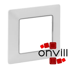 Legrand 754031, Valena Life Egyes Keret, Fehér–Króm