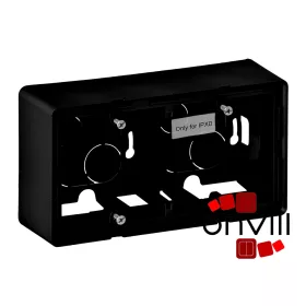   Legrand 754067, Valena Life Kiemelődoboz (Kiemelőkeret), Kettős, Fekete