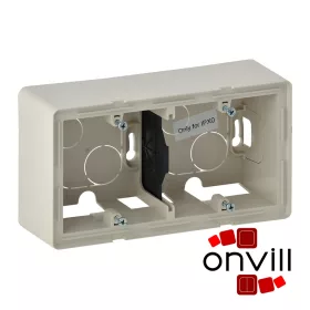   Legrand 754202, Valena Life Kiemelődoboz (Kiemelőkeret), Kettős, Elefántcsont