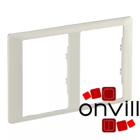   Legrand 754232, Valena Life Kettes Keret 2X2P+F Csatlakozóaljzathoz, Elefántcsont