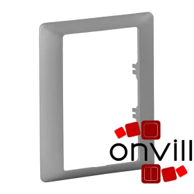   Legrand 754241, Valena Life Egyes Keret 2X2P+F Csatlakozóaljzathoz, Alumínium