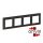 Legrand 754274, Valena Life Négyes Keret, Grafit
