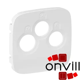   Legrand 754795, Valena Allure TV-RD-SAT Aljzat Burkolat, Fehér