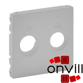   Legrand 754822, Valena Life TV-SAT Csatlakozóaljzat Burkolat, Alumínium