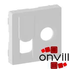   Legrand 754830, Valena Life TV Csatlakozóaljzat + Rj45 Cat.6 UTP Aljzat Burkolat, Fehér