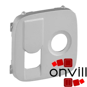   Legrand 754837, Valena Allure TV+RJ Aljzat Burkolat, Alumínium