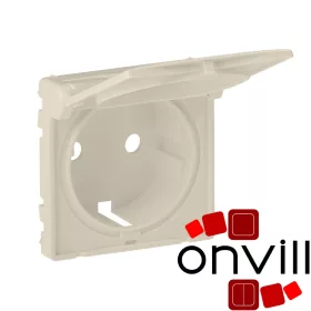   Legrand 754841, Valena Life 2P+F Csatlakozóaljzat Burkolat Csapófedéllel, Elefántcsont