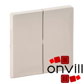   Legrand 755021, Valena Life Kettős Billentyű, Elefántcsont