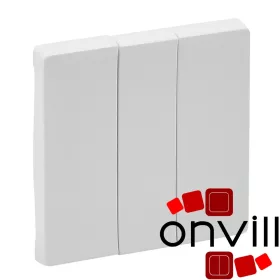 Legrand 755030, Valena Life Hármas Billentyű, Fehér