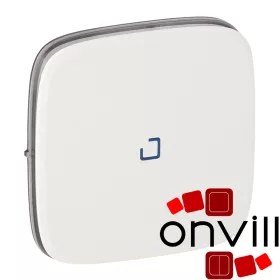   Legrand 755085, Valena Allure Széles Billentyű Jelzőfénnyel, Fehér