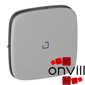   Legrand 755087, Valena Allure Széles Billentyű Jelzőfénnyel, Alumínium