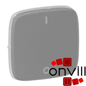   Legrand 755127, Valena Allure Kétpólusú Kapcsoló Burkolat, Alumínium