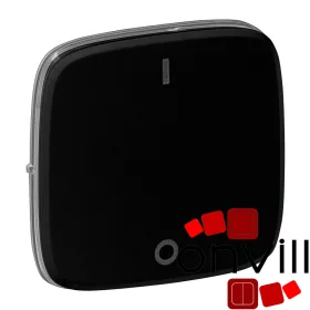   Legrand 755128, Valena Allure Kétpólusú Kapcsoló Burkolat, Fekete
