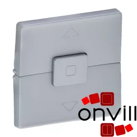   Legrand 755142, Valena Life Redőnykapcsoló és - Nyomó Burkolat, Alumínium