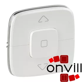   Legrand 755149, Valena Allure Redőnykapcsoló és - Nyomó Burkolat, Gyöngyház