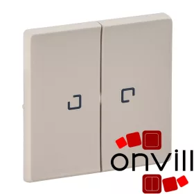   Legrand 755221, Valena Life Kettős Fényjelzős Billentyű, Elefántcsont