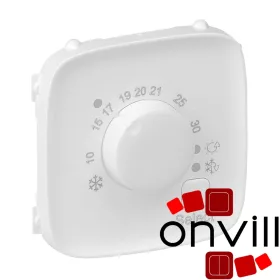   Legrand 755315, Valena Allure Elektronikus Termosztát Burkolat, Fehér