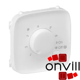   Legrand 755325, Valena Allure Padlófűtés Termosztát Burkolat, Fehér