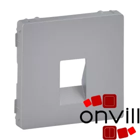   Legrand 755362, Valena Life Hangszóró-Csatlakozóaljzat Burkolat, (2 Kivezetéssel), Alumínium