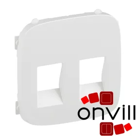   Legrand 755375, Valena Allure Hangszóró-Csatlakozóaljzat Burkolat, (4 Kivezetéssel), Fehér