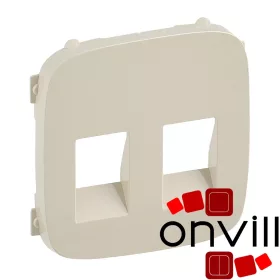   Legrand 755376, Valena Allure Hangszóró-Csatlakozóaljzat Burkolat, (4 Kivezetéssel), Elefántcsont